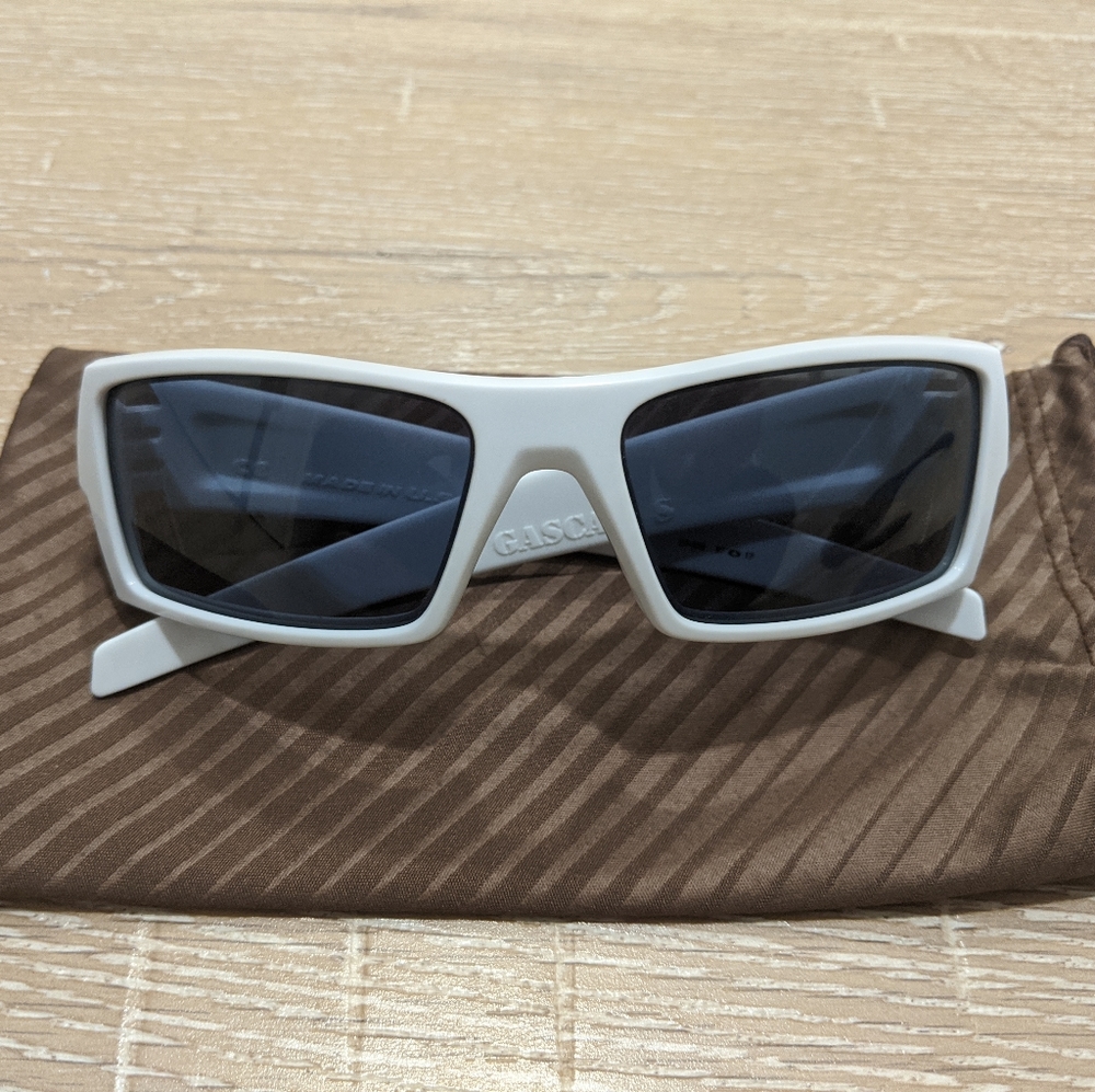 Oakley White Gascan Sunglasses